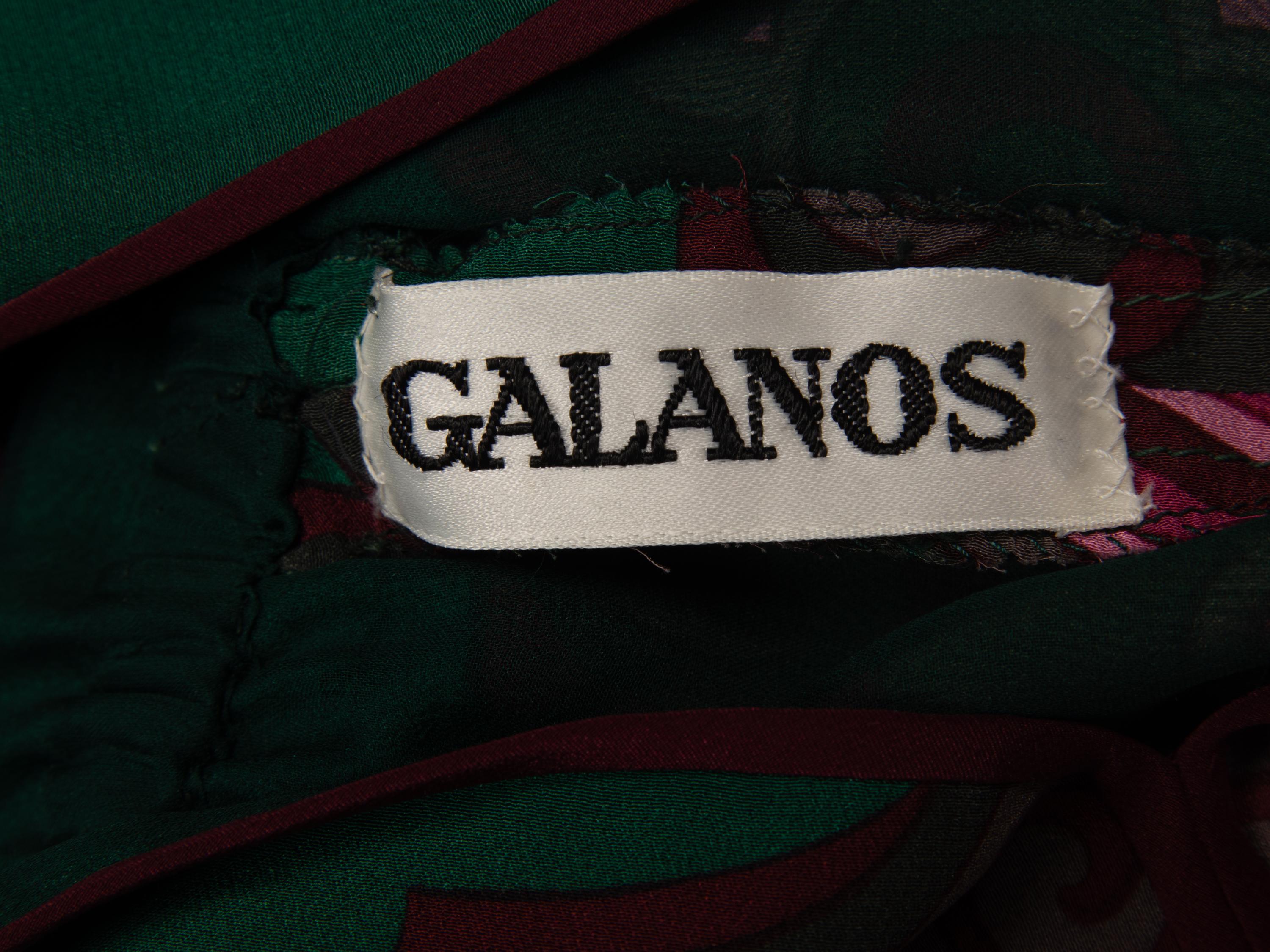 Galanos Silk Dress