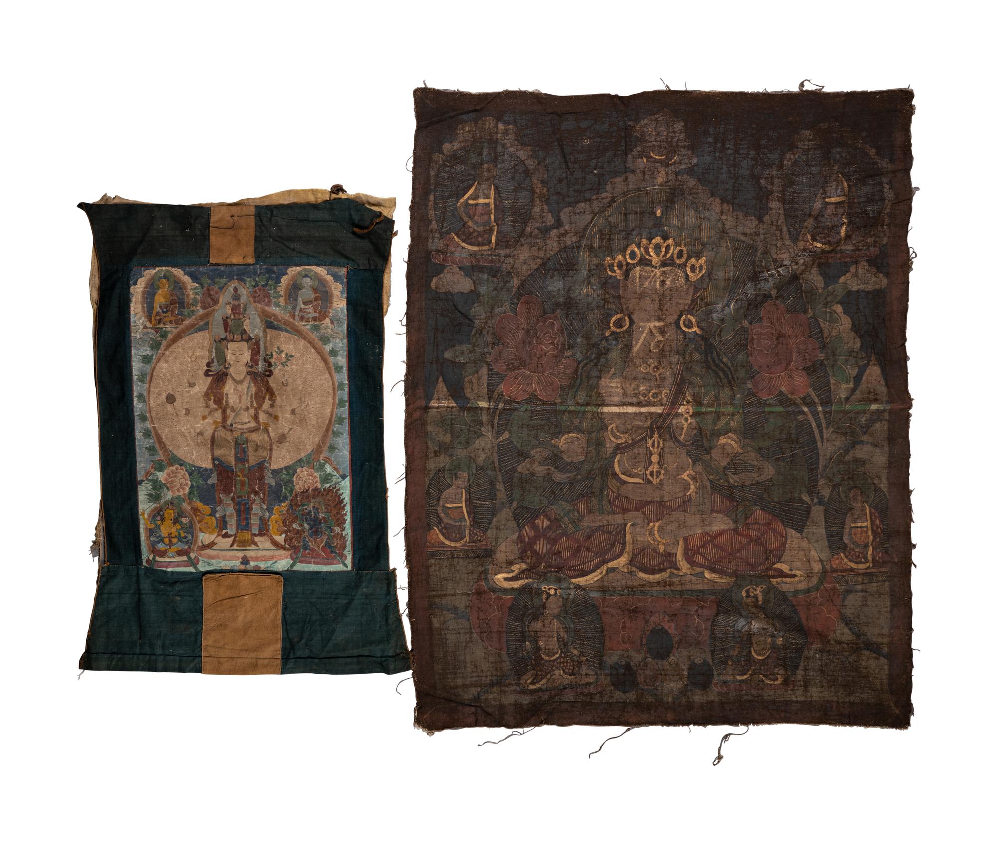 Four Tibetan Thangka