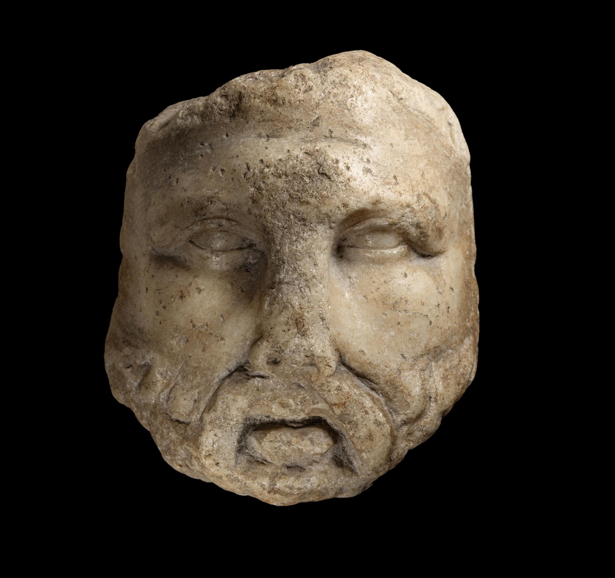 A Roman Marble Face Fragment