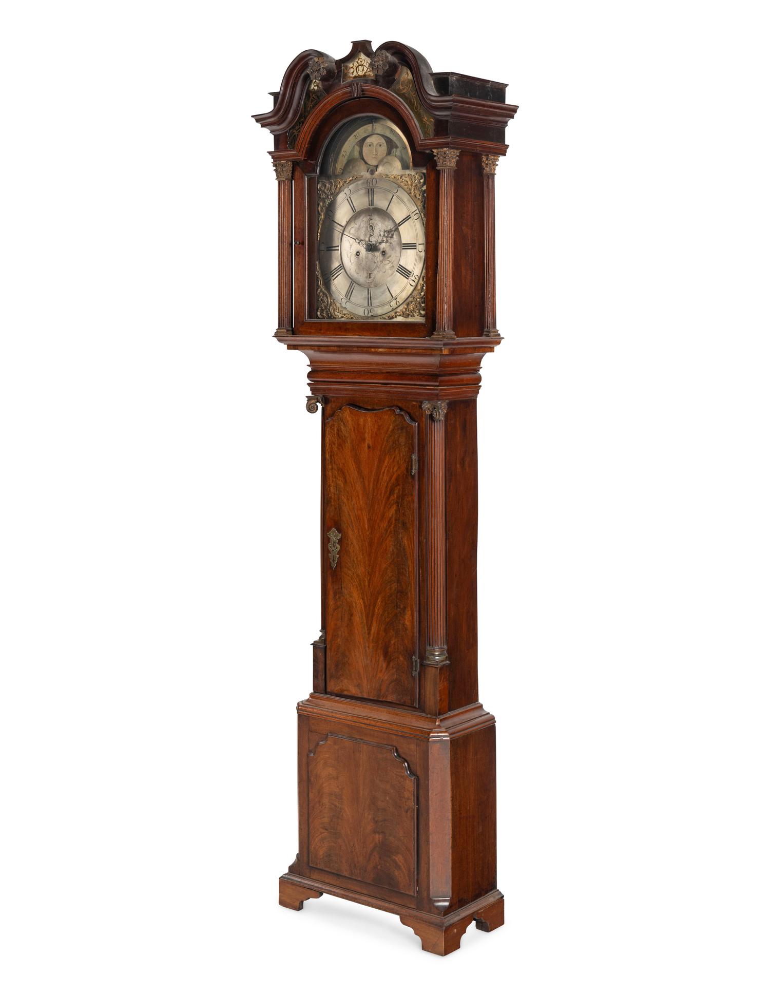 A George III Mahogany Tall Case Clock
