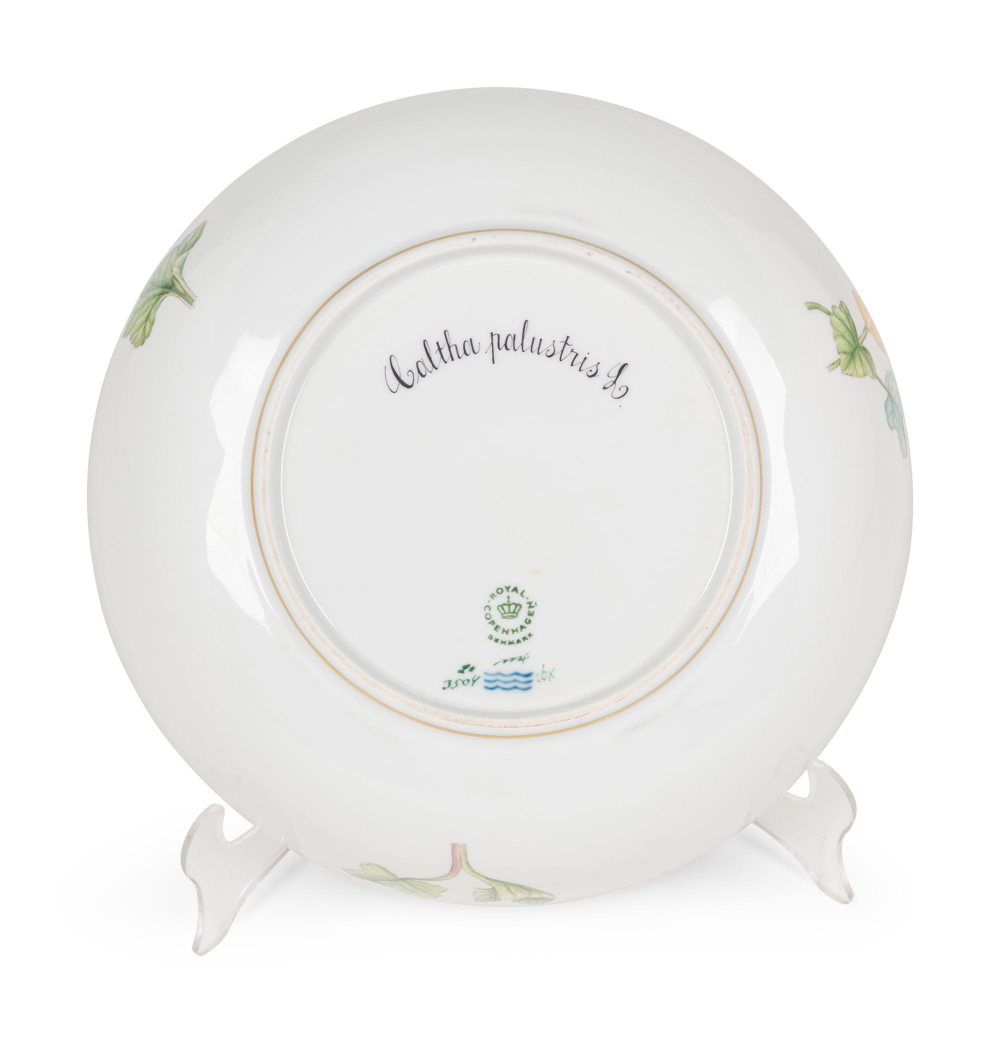 A Royal Copenhagen Flora Danica Porcelain Salad Serving Bowl