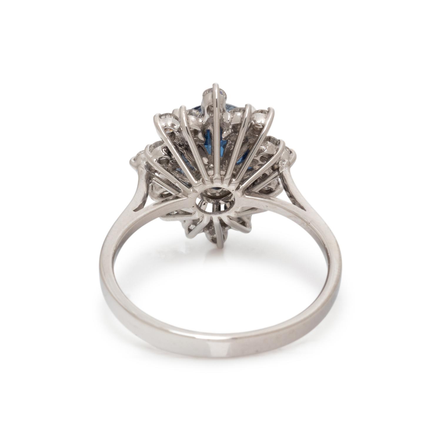 KYANITE AND DIAMOND RING