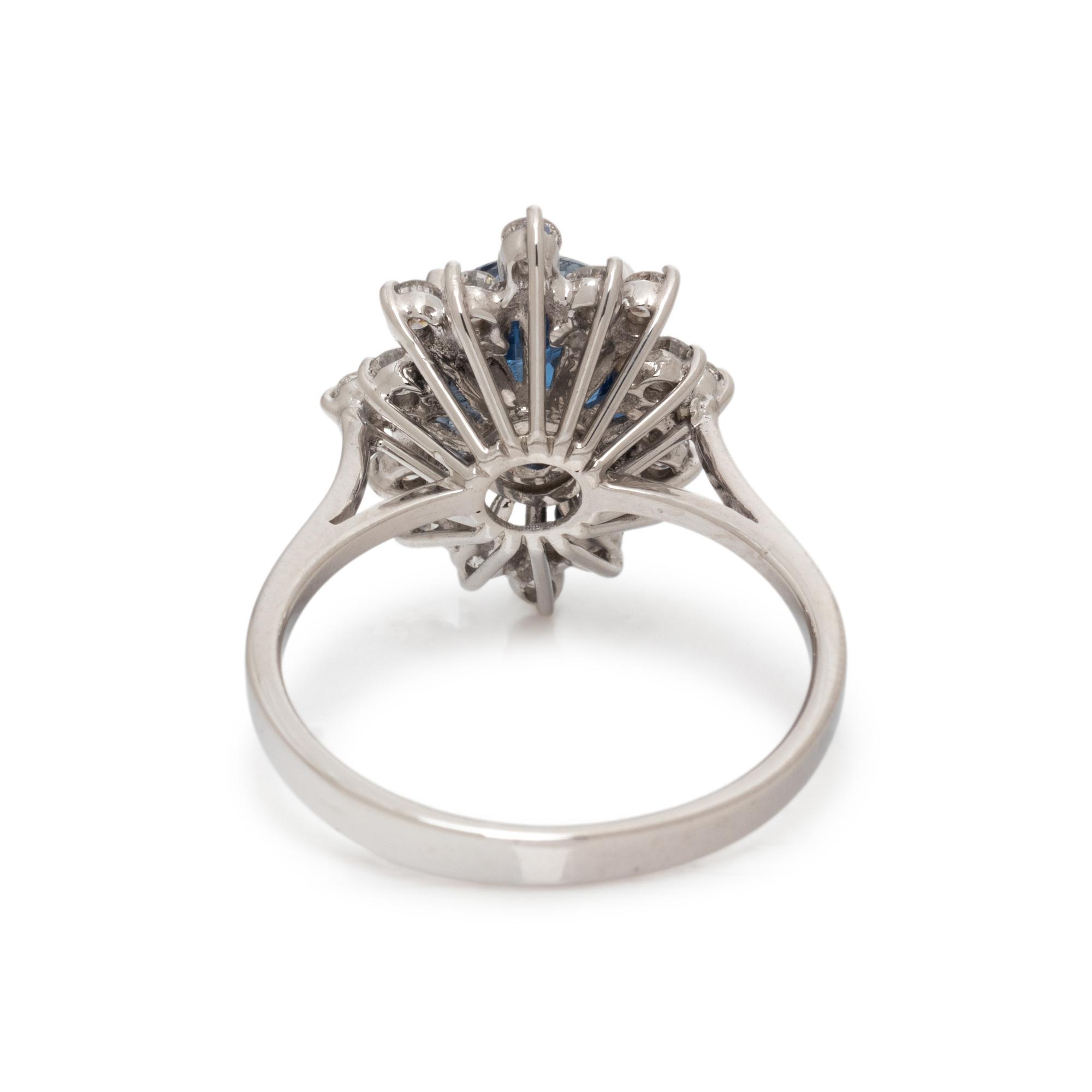 KYANITE AND DIAMOND RING