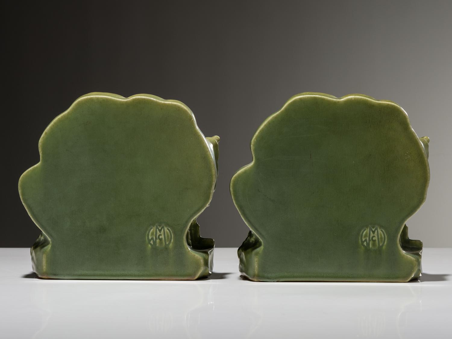Pair of Galleon Bookends, 1926