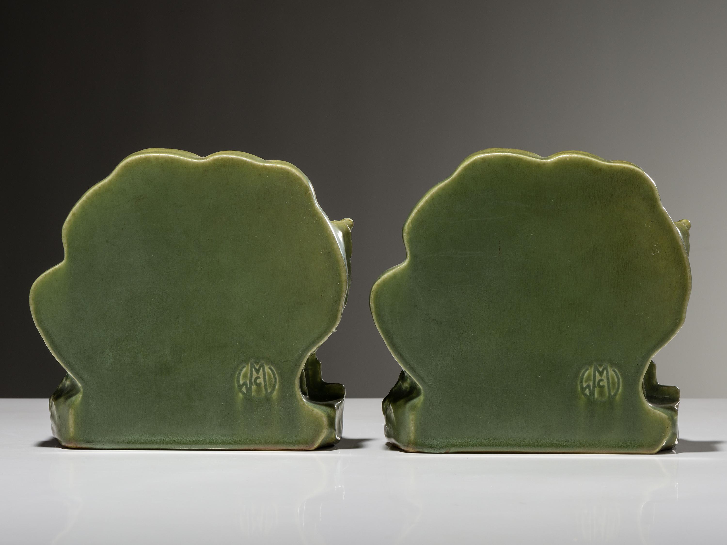 Pair of Galleon Bookends, 1926