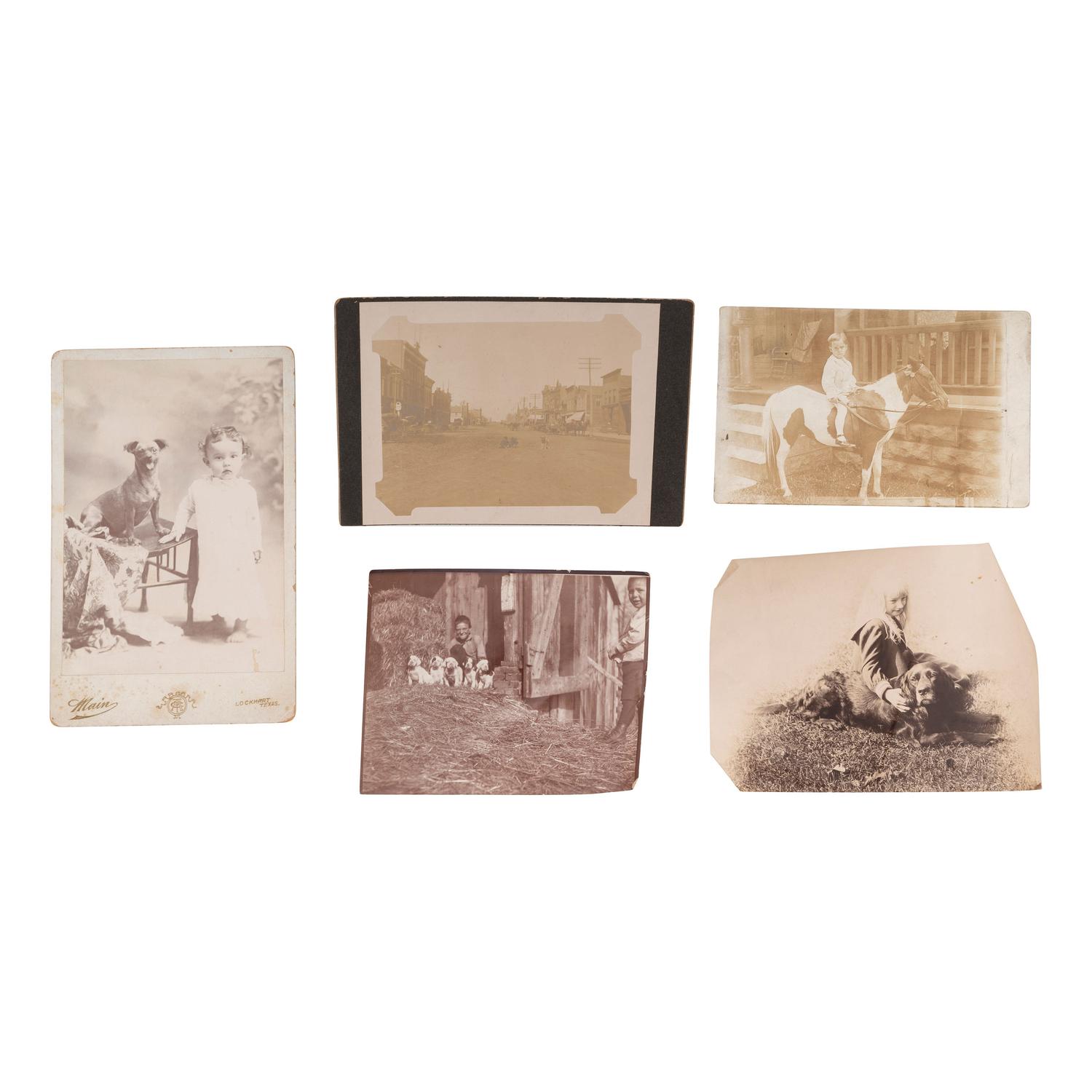 [EARLY PHOTOGRAPHY - PORTRAITURE]. A group of portraits of infants and children, comprising: