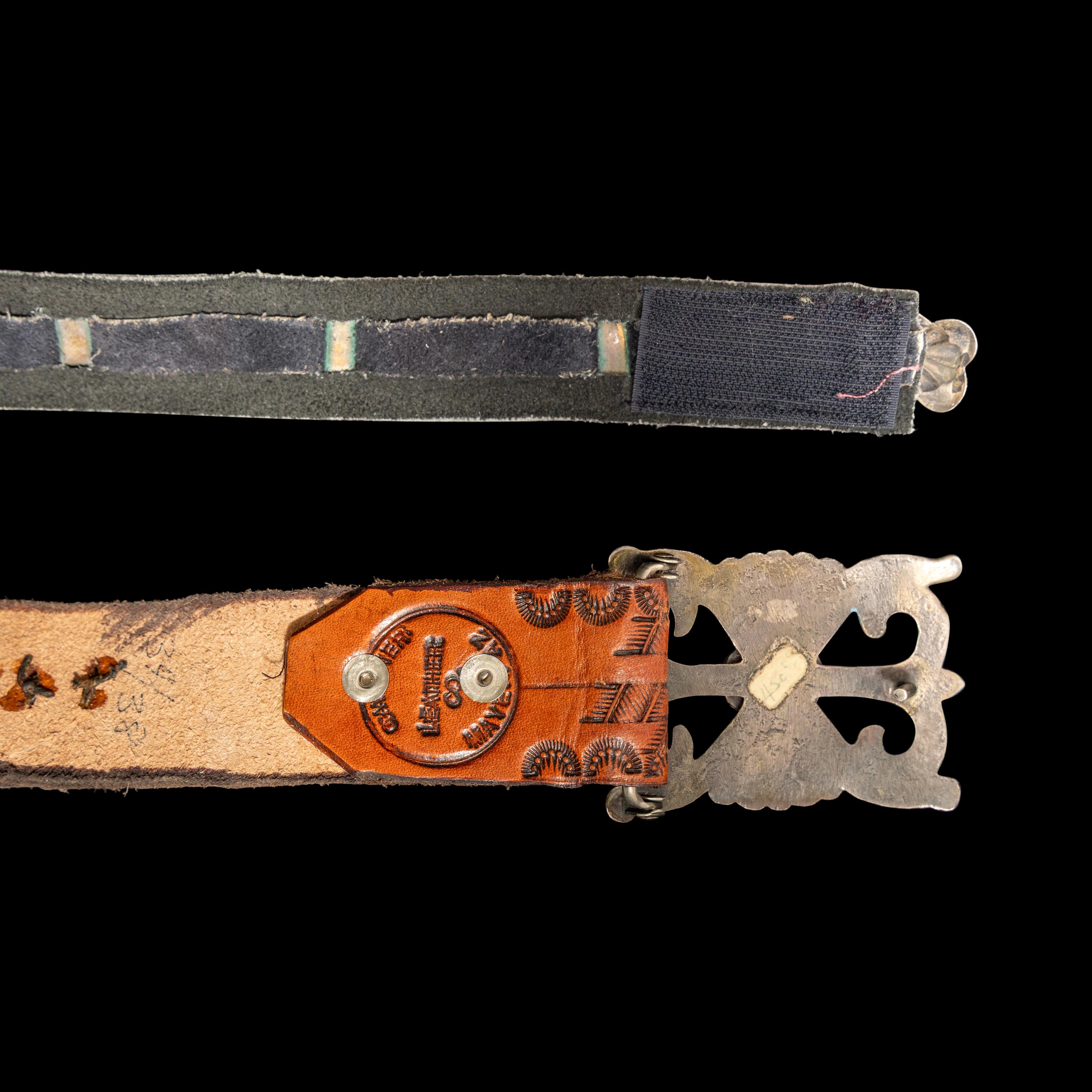 Navajo Silver and Turquoise Concha Belts