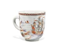 A Group Of Chinese Export Porcelain Tablewares Decorated With American Ships