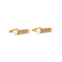 COLLECTION OF YELLOW GOLD MEN'S ACCESSORIES