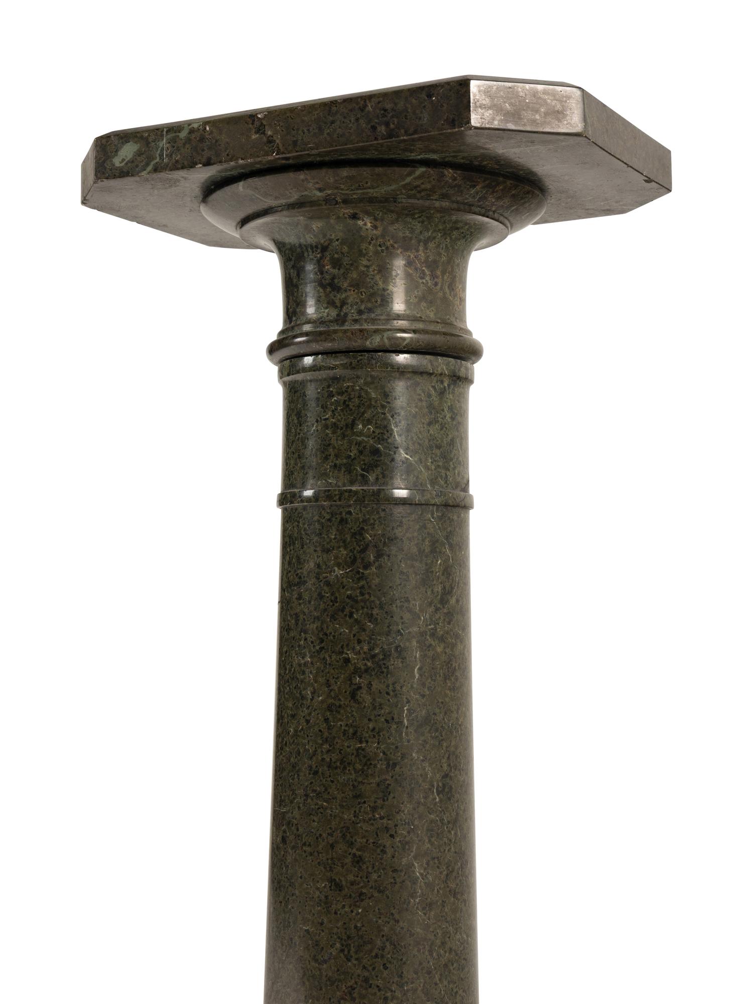A Continental Marble Pedestal