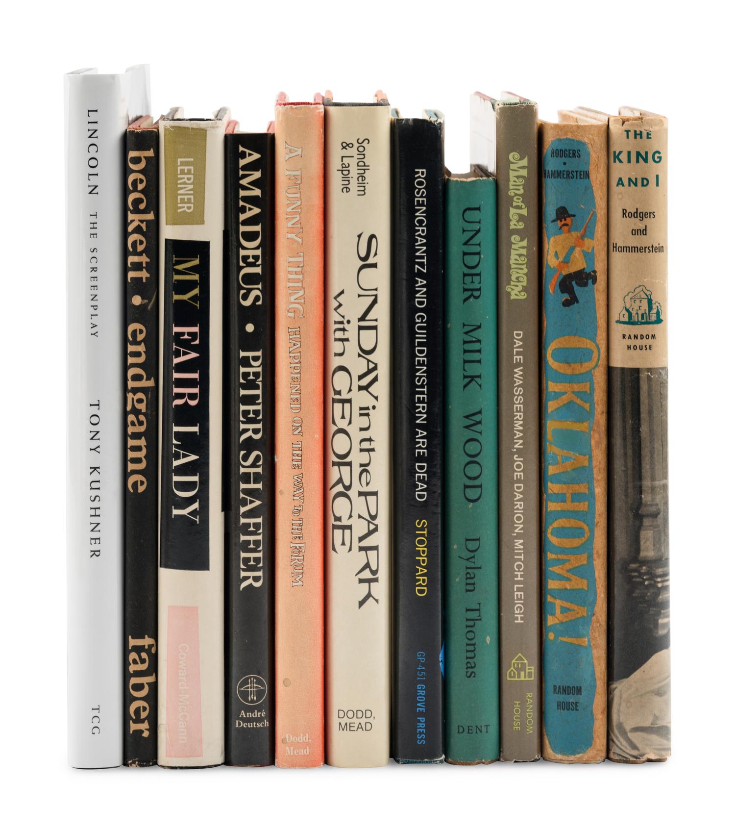[LITERATURE - BOOKS INTO THEATRE]. A group of 21 FIRST EDITIONS, MANY SIGNED, comprising: