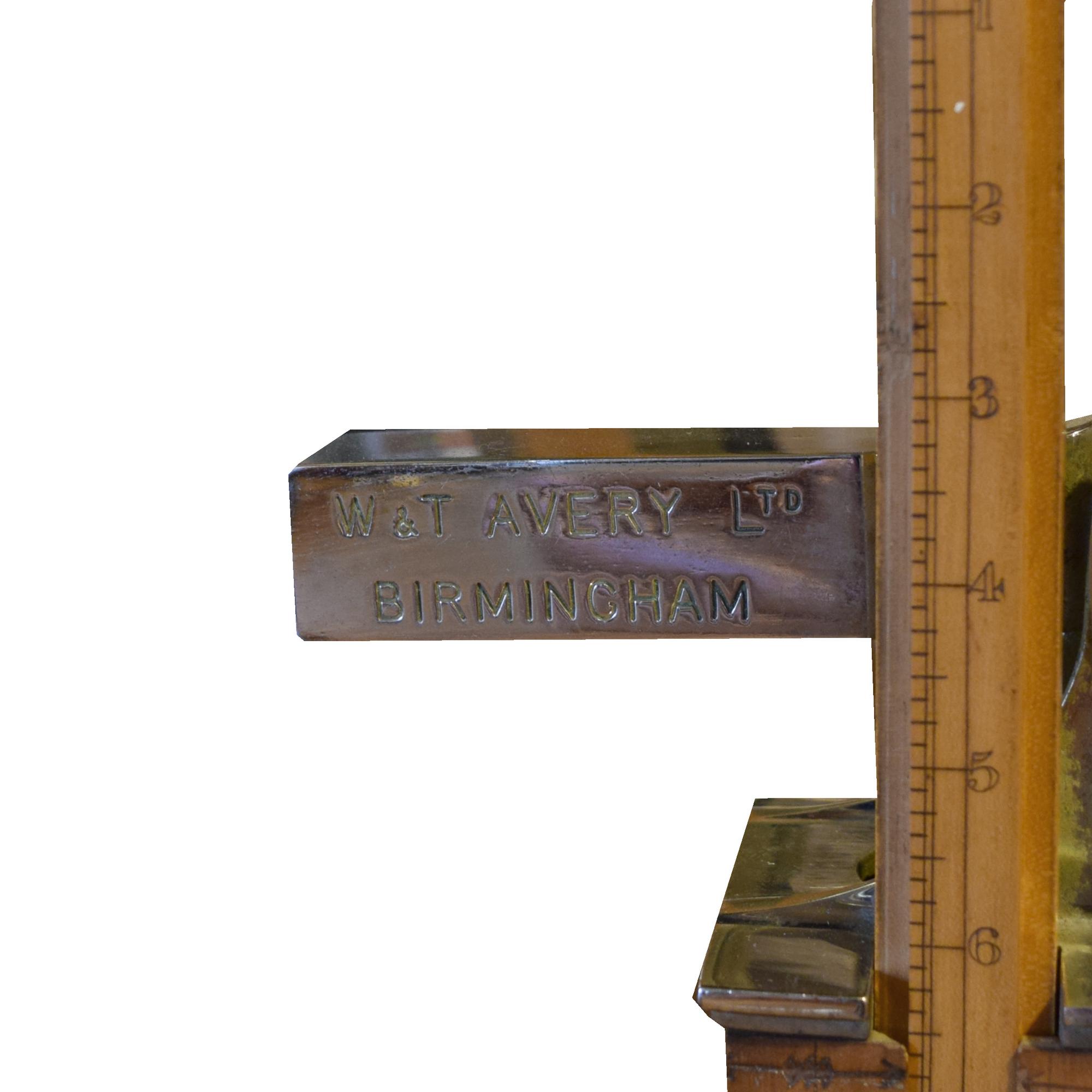 A Scale and Stadiograph 13" W x 23" D x 67" H — England, Early 20th Century