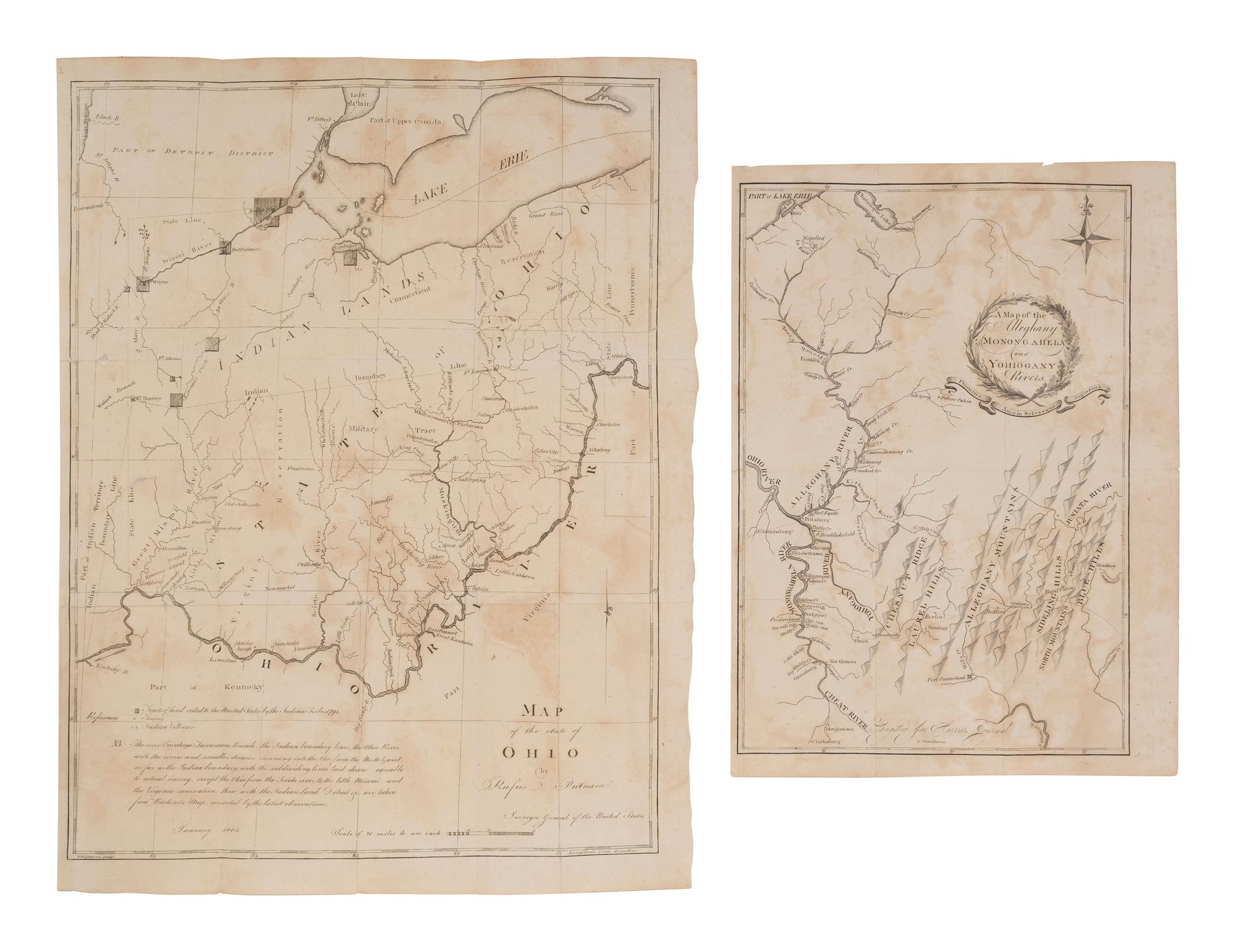 HARRIS, Thaddeus Mason (1768-1842). The Journal of a Tour into the Territory Northwest of the Alleghany Mountains; made in the Spring of the year 1803. Boston: Manning & Loring, 1805.