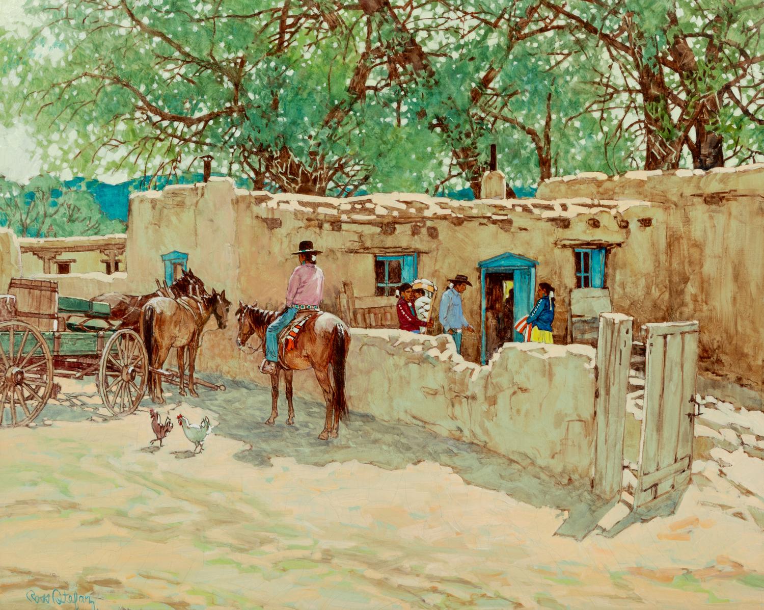 Navajos at the Trading Post