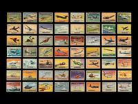 A Near Set of 1952 Topps Wings Cards (198/200)