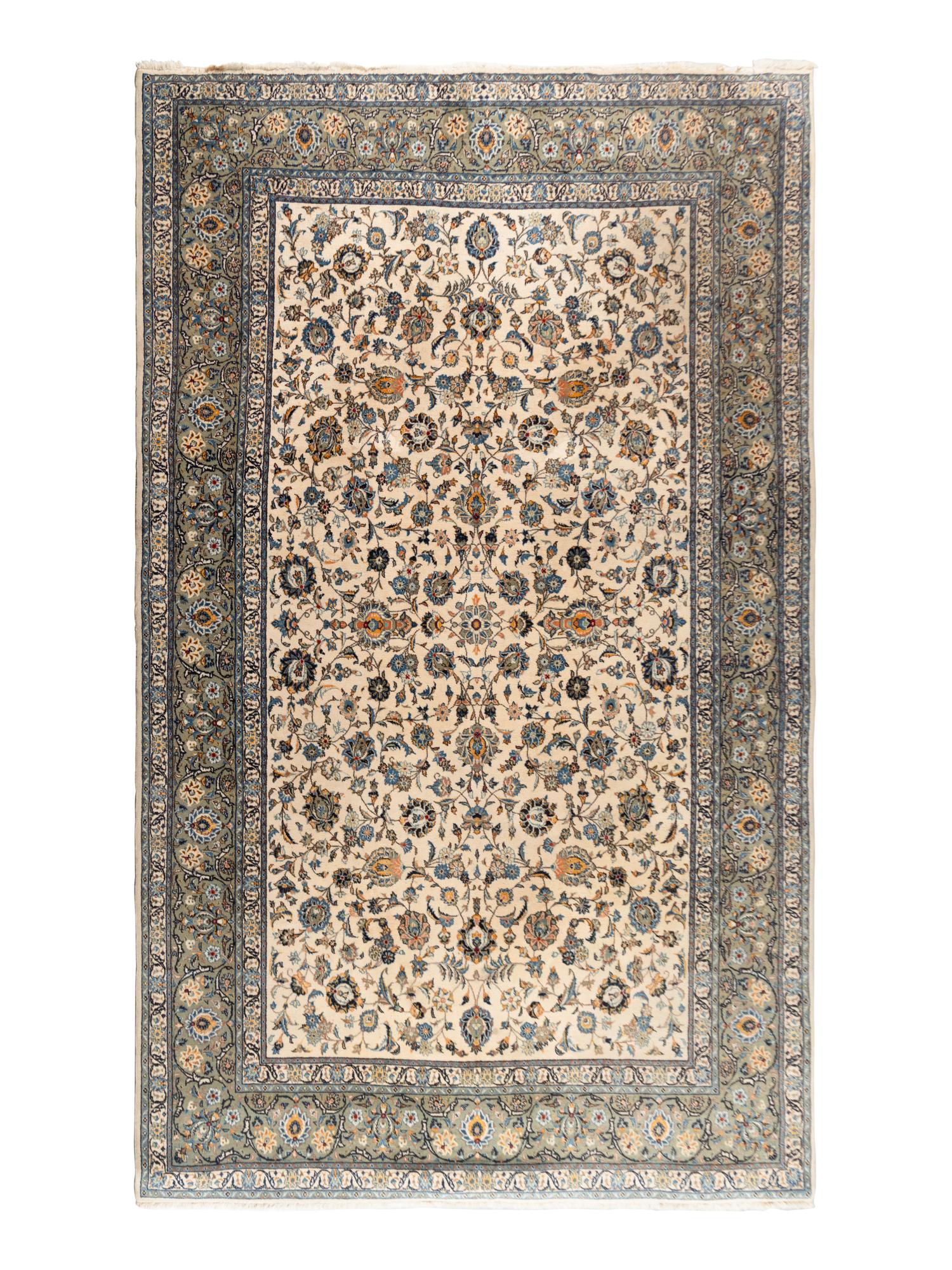 A Kashan Wool Rug