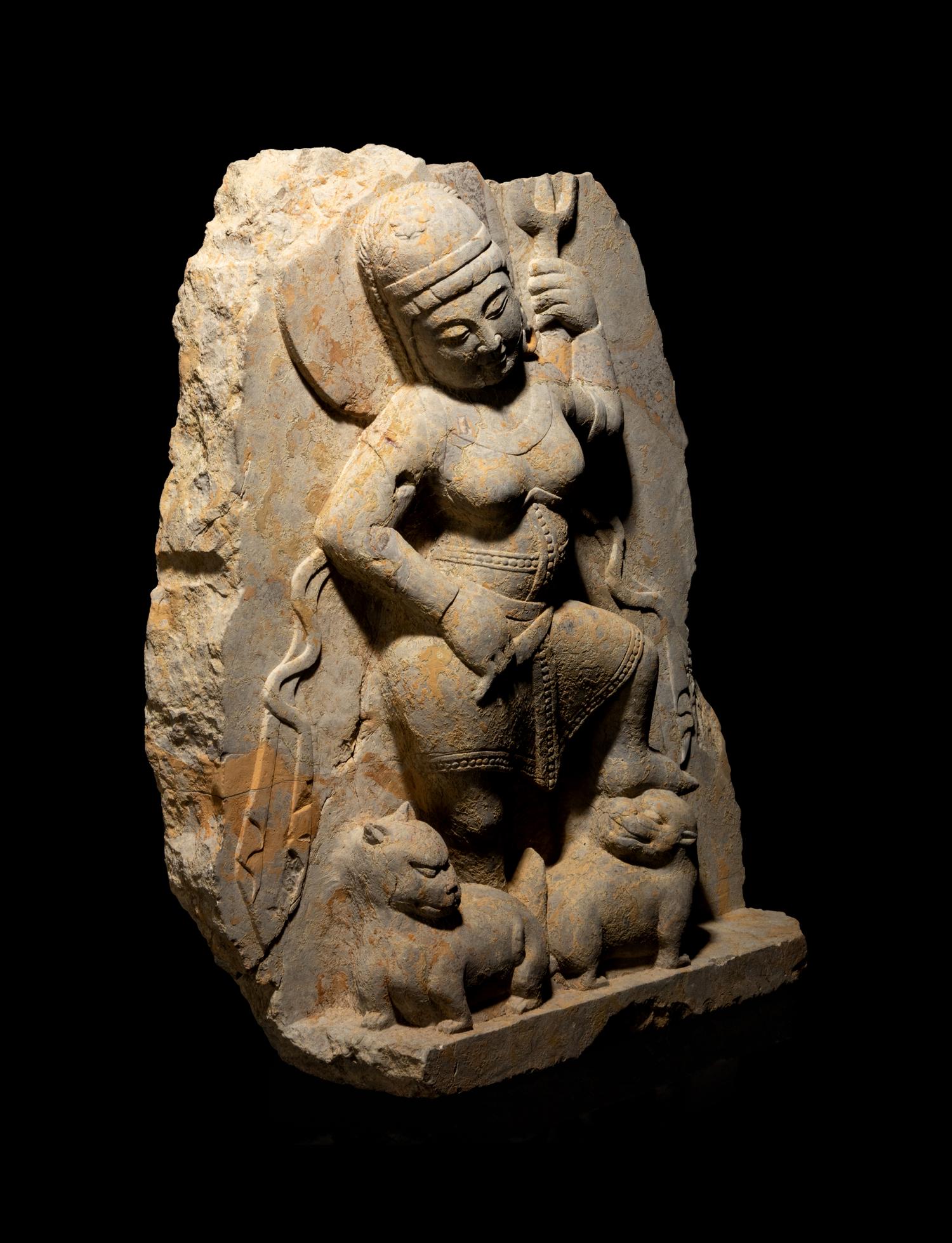 A Southeast Asian Stone Carving