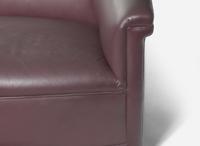Ward Bennett for Brickel, Custom Leather Sofa