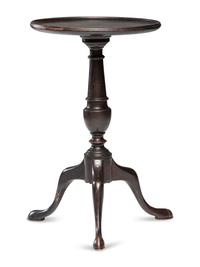 A Queen Anne Mahogany Dished-Top Plant Stand