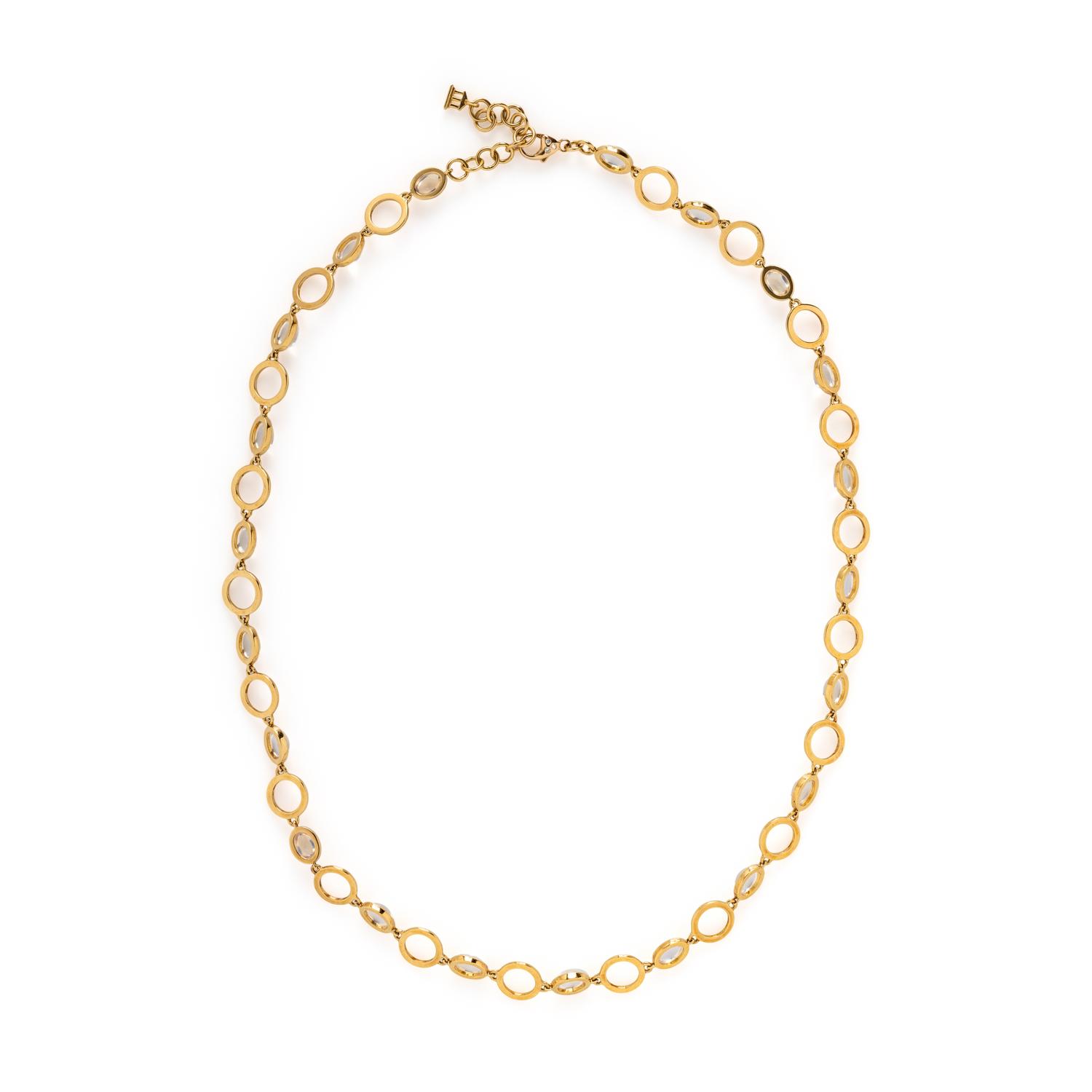 TEMPLE ST. CLAIR, MOONSTONE AND YELLOW GOLD NECKLACE