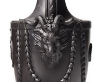 A Humphrey Palmer Black Basalt Covered Vase