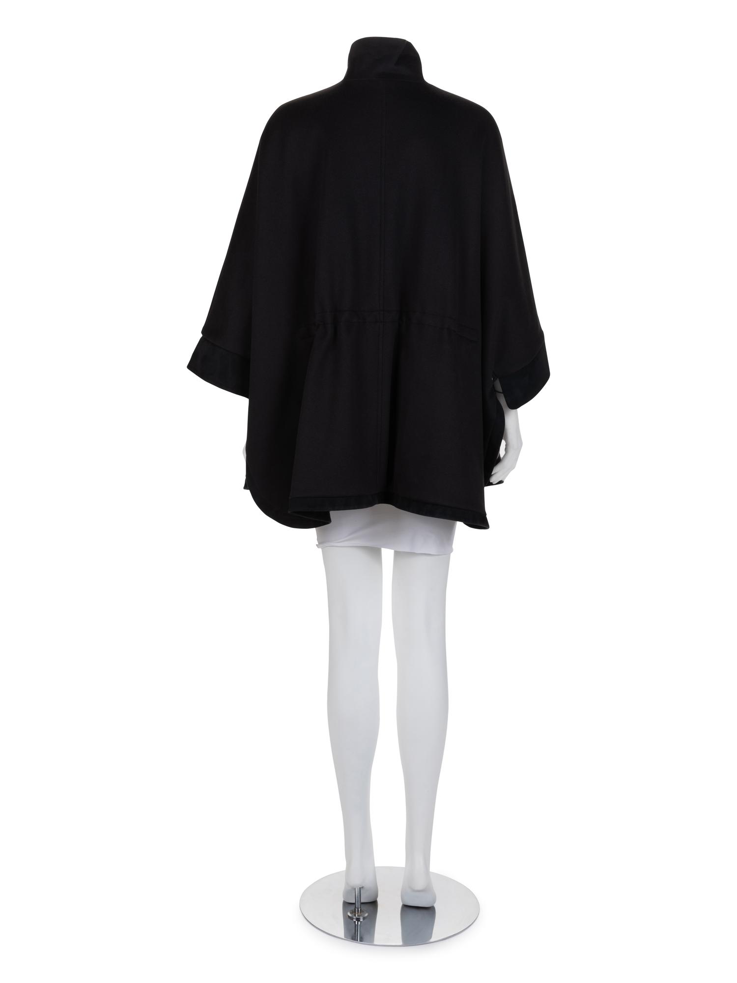 Loro Piana Cashmere and Suede Poncho