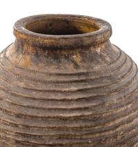 A Large Continental Terra Cotta Oil Jar