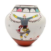 Polychrome Jar, with Eagle Dancer