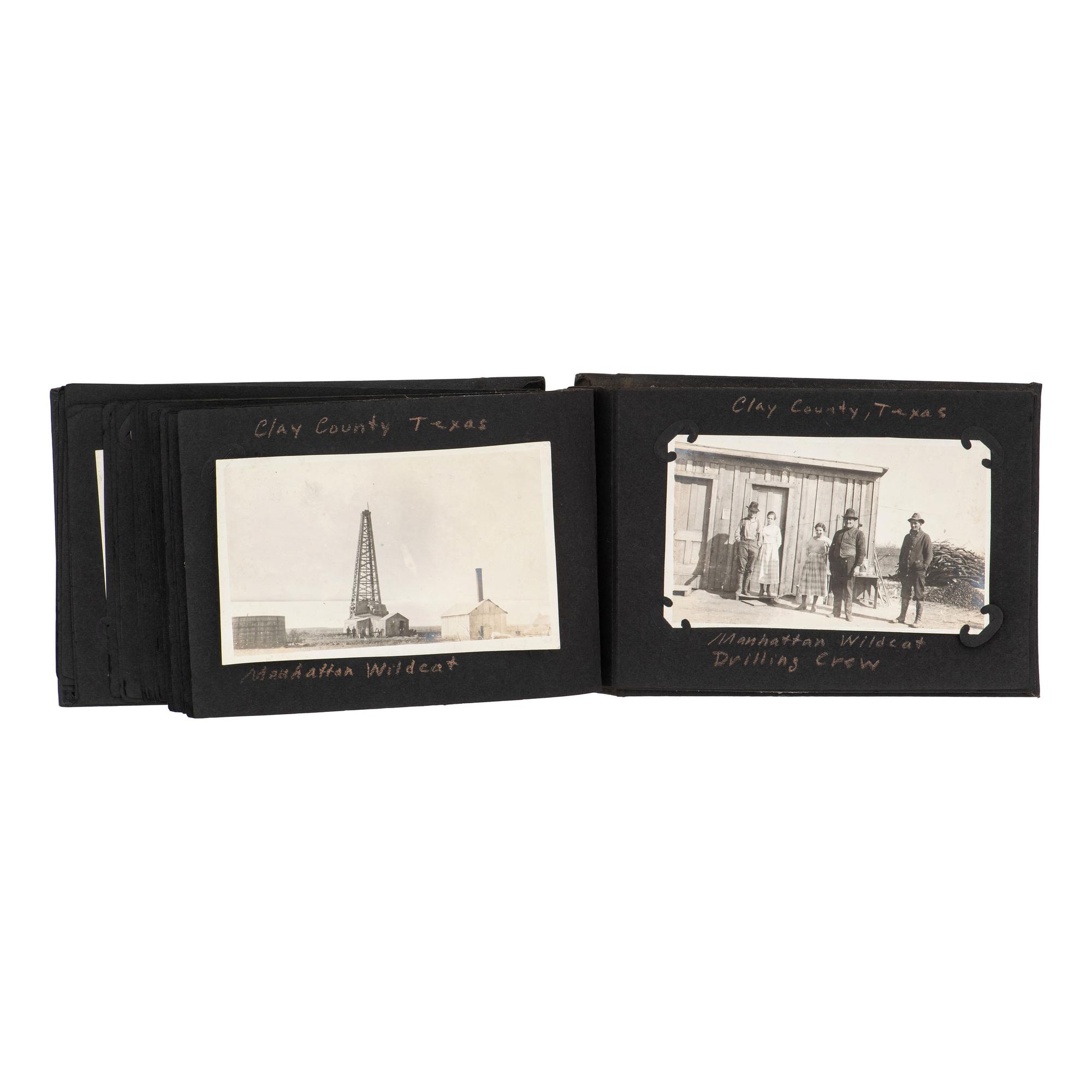 [AMERICANA]. Photograph album of oil geology. N.p., 1917-1919.
