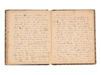 JACKSON, Col. Oscar L. (1840-1920). Five journals, incl. descriptions of Oscar L. Jackson's political activism during the 1860 campaign and his service with 63rd OVI, with campaign broadside noting Jackson as a speaker.