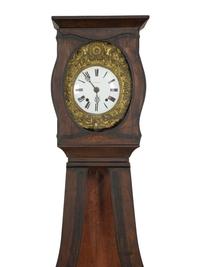 A French Polychrome Painted Comtoise Clock