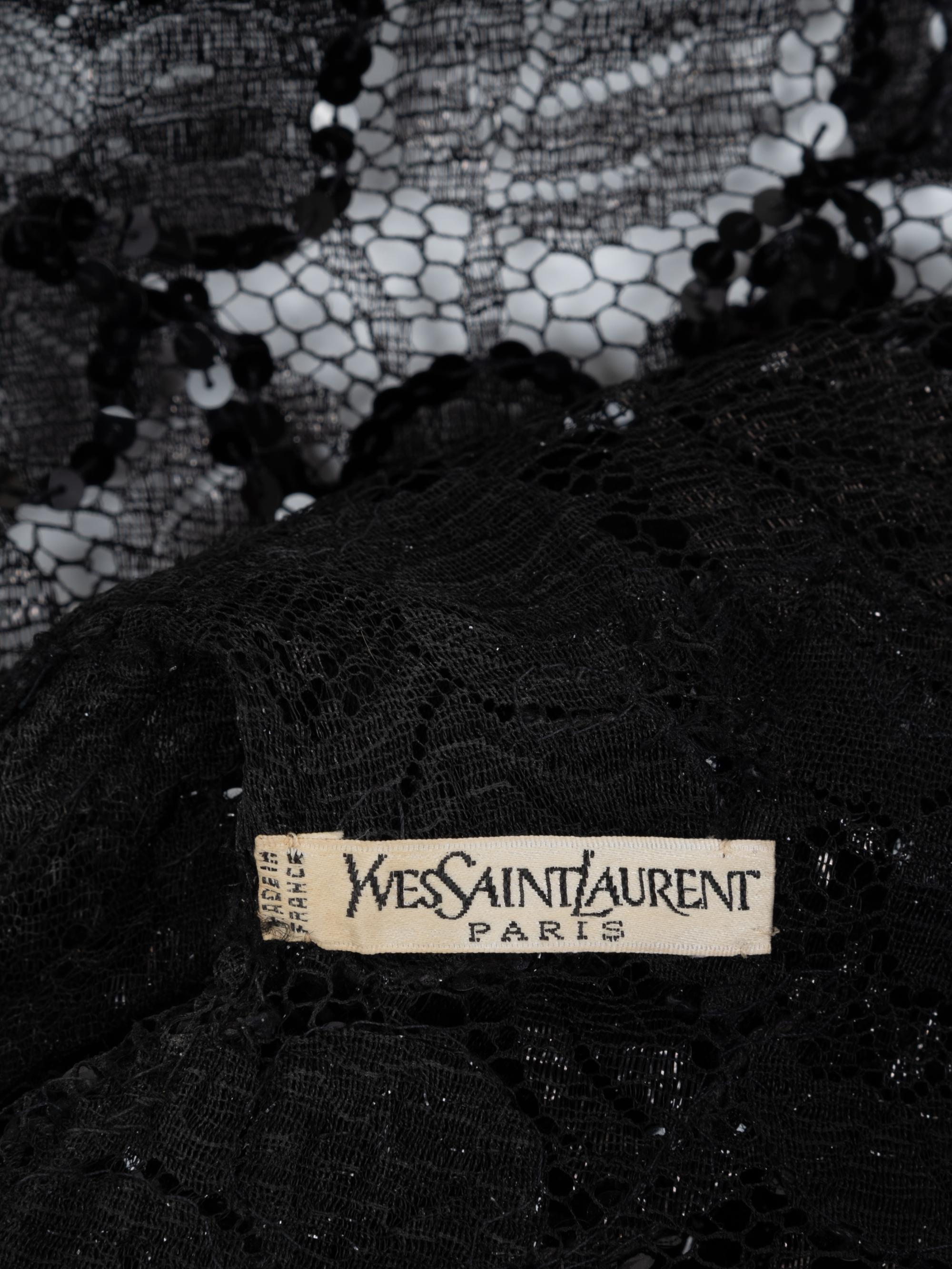 Yves Saint Laurent Haute Couture Lace Cardigan, 1980-90s