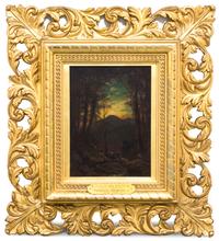 Thomas Moran, (American, 1837-1926), Catalouchee Mountain, North Carolina, c. 1880-1885