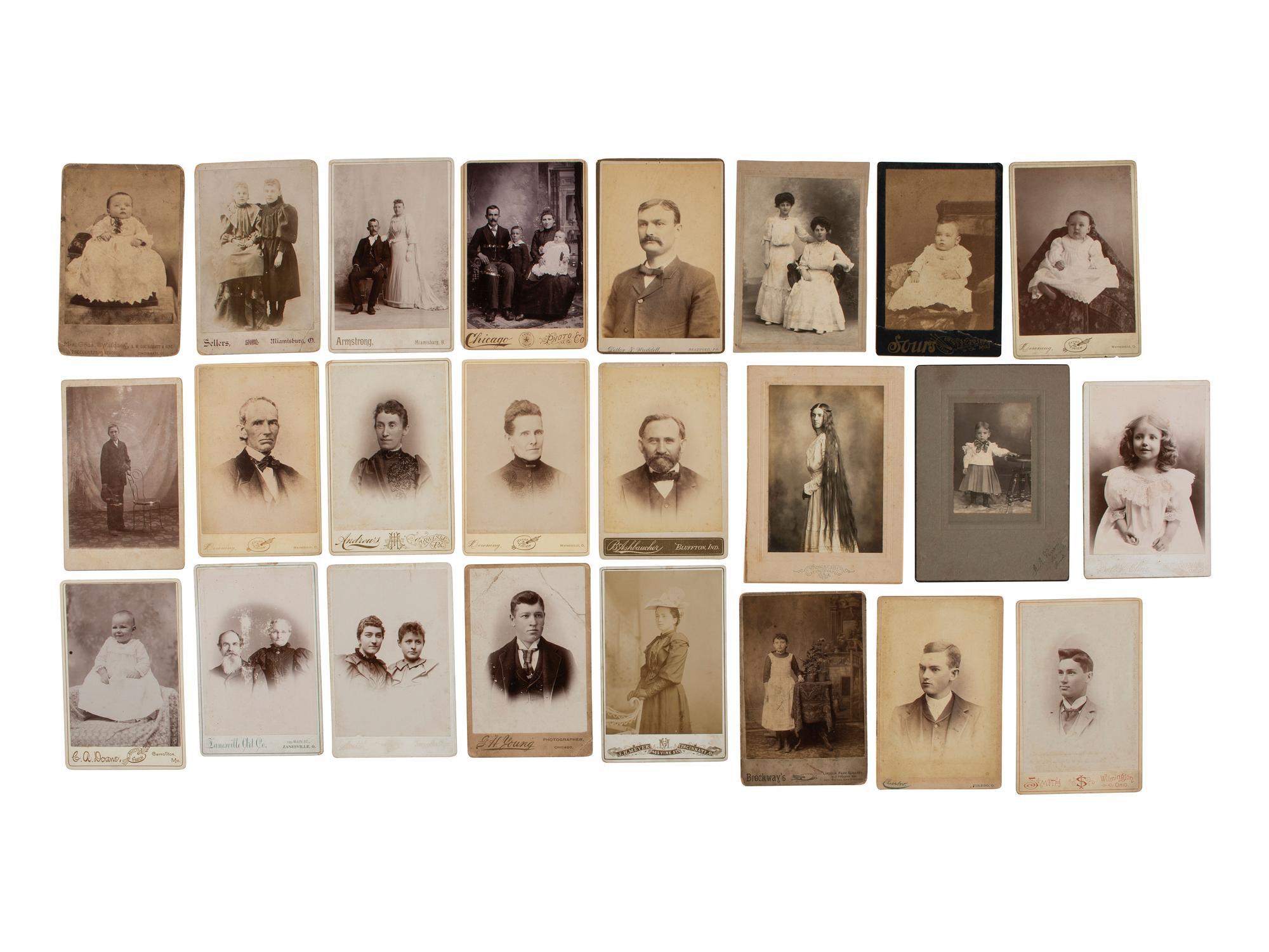 [DOUGLASS, Frederick]. Ohio album containing CDV of Douglass by George Kendall Warren, ca 1879.