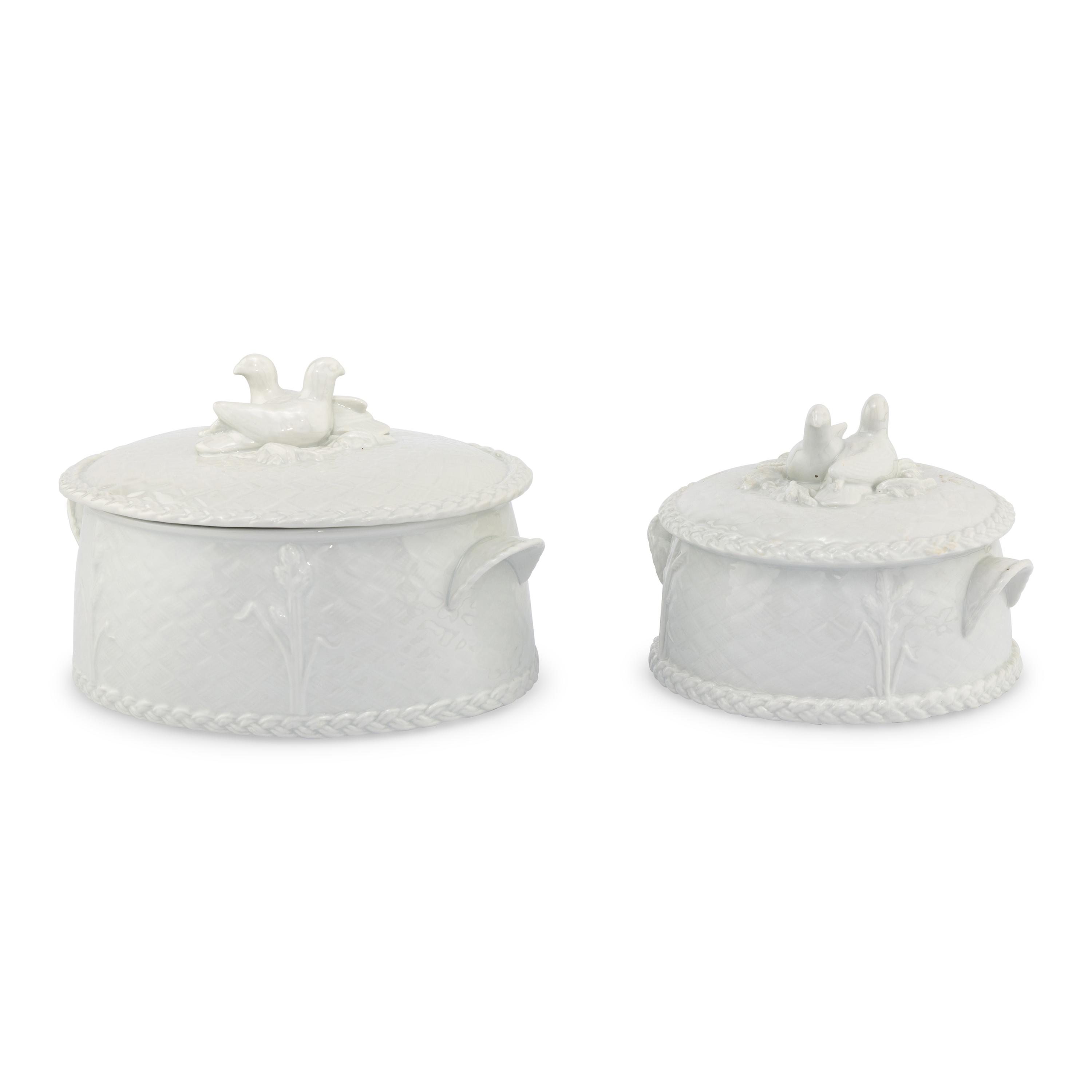 Two Royal Worcester Porcelain Game Tureens