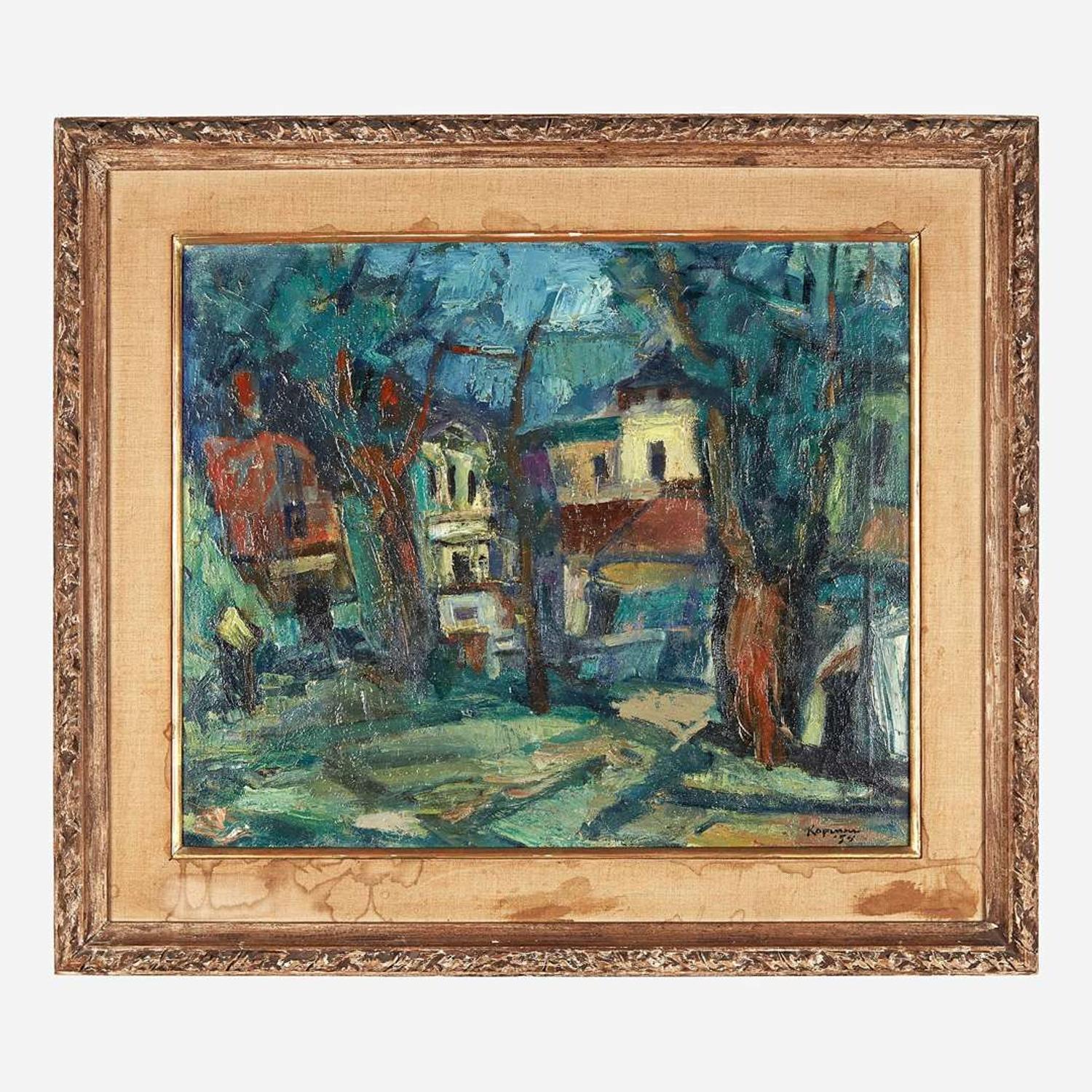 Benjamin D. Kopman (American/Russian, 1887-1965) The Colorful Village
