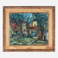 Benjamin D. Kopman (American/Russian, 1887-1965) The Colorful Village