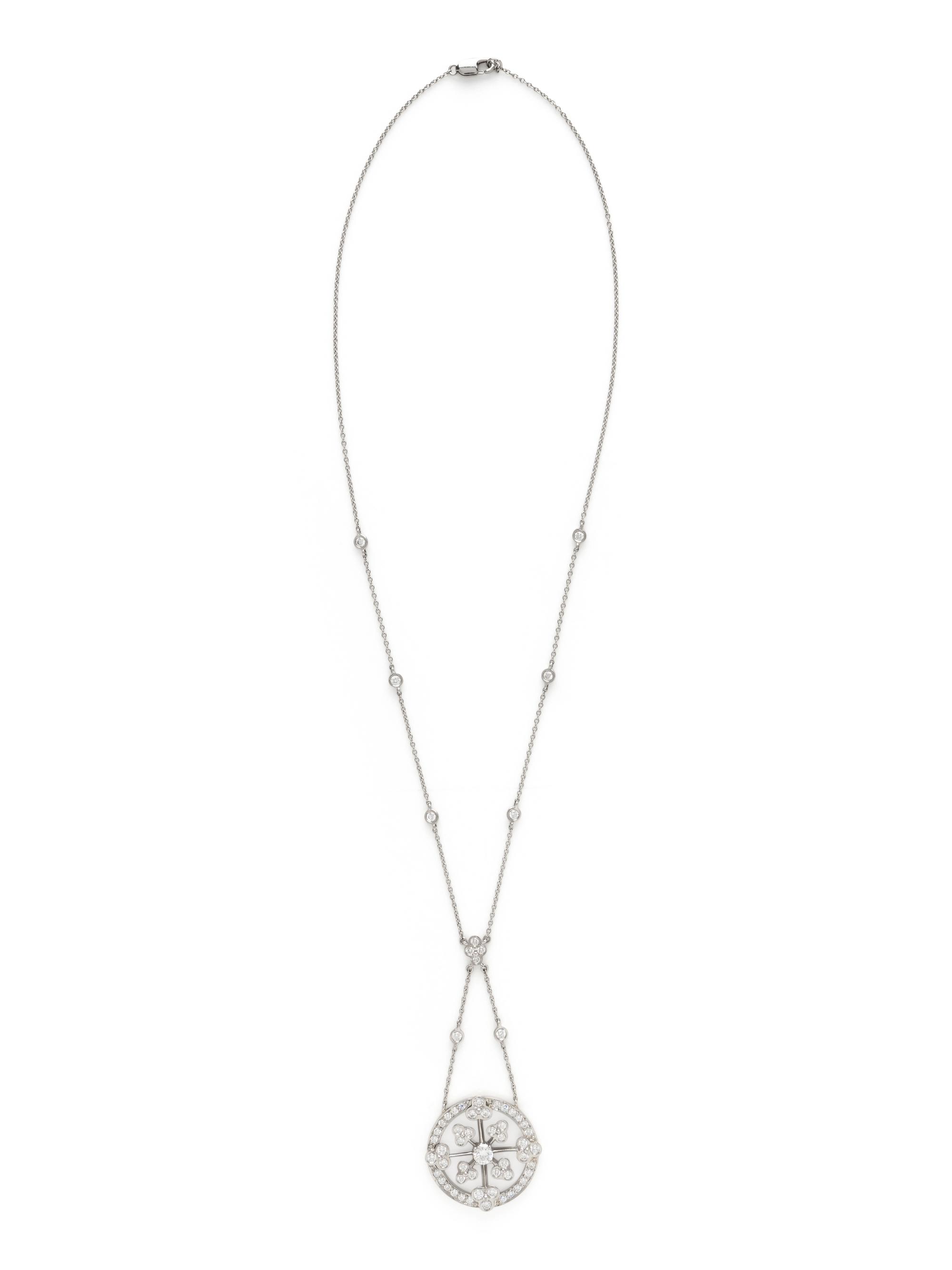 SUNA BROTHERS, PLATINUM AND DIAMOND NECKLACE