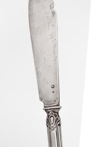 An Austrian Silver Fish Service