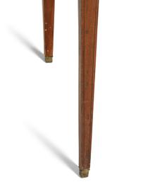 A George III Satinwood and Ebony Inlaid Mahogany Pembroke Table