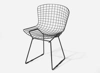 Harry Bertoia, Rare Prototype Double-Wire Side Chair