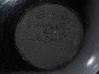 Blackware Pottery, with Bear Paws