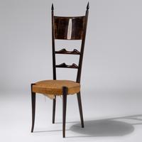 Games table and four chairs, c. 1960 Italy