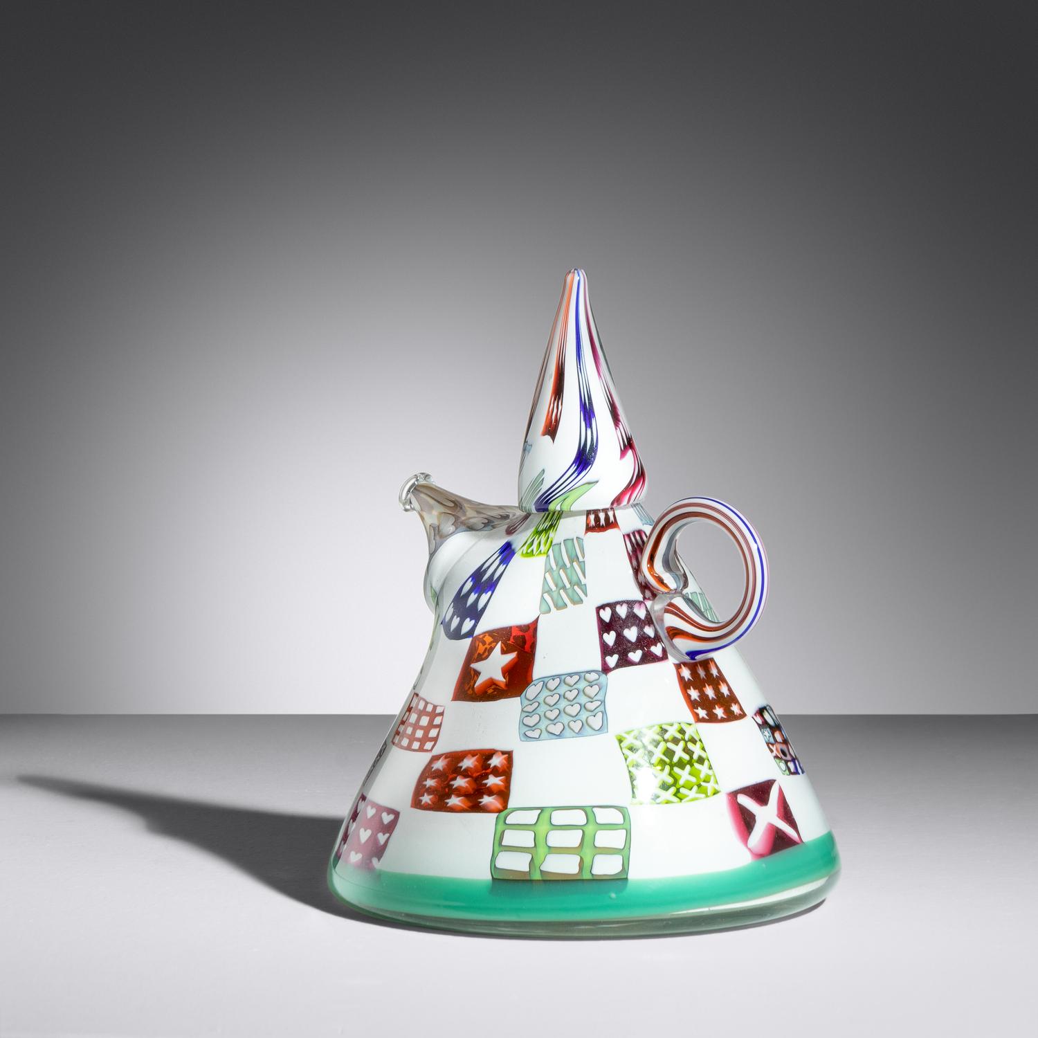 Crazy Quilt Teapot, 1985