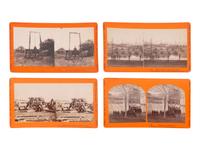 [CIVIL WAR]. A group of 6 stereoviews featuring African American subjects, incl. "contrabands" and soldiers. Hartford, CT: Taylor & Huntington, ca 1890s.