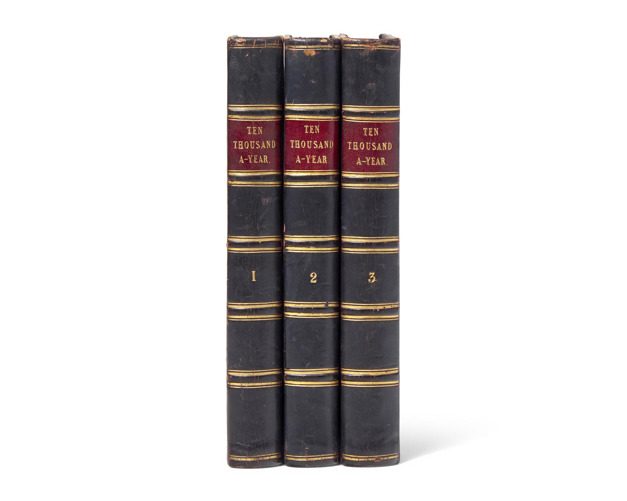 [WARREN, Samuel (1807-1877)]. Ten Thousand A-Year. Edinburgh/London: William Blackwood and Sons, 1841.