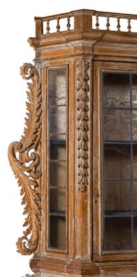 An Italian Cerused Walnut Bookcase