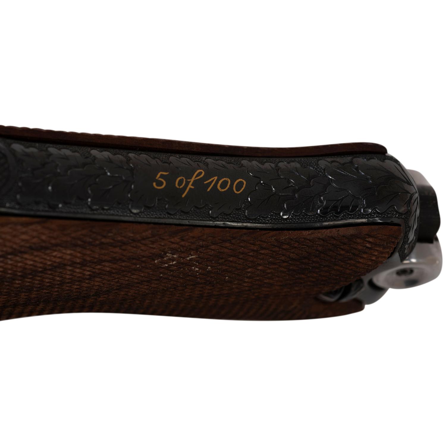 ** Engraved S/42 Code Mauser P.08 in Holster Issued by the American Historical Foundation