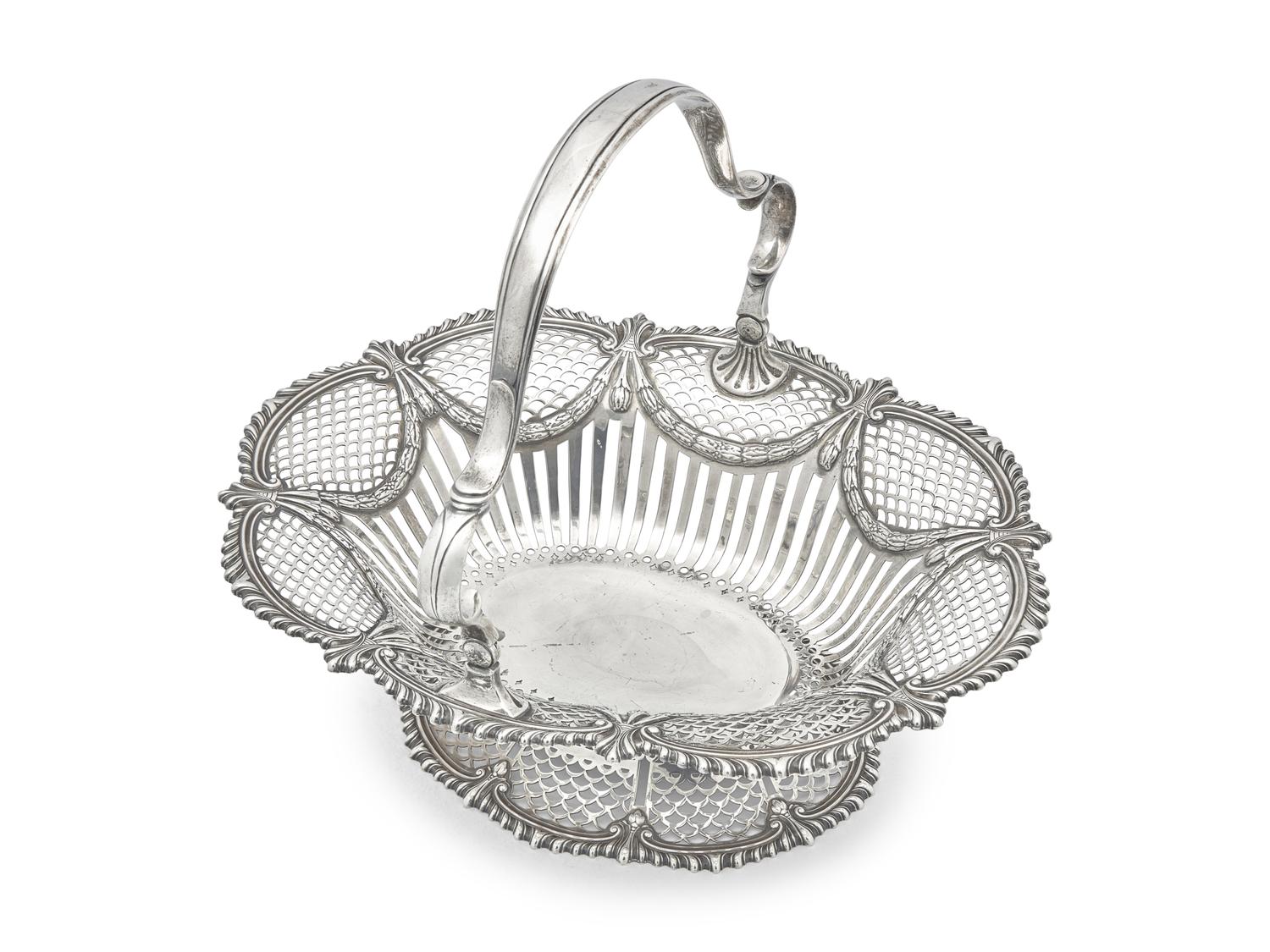 A Tiffany and Co. Silver Cake Basket