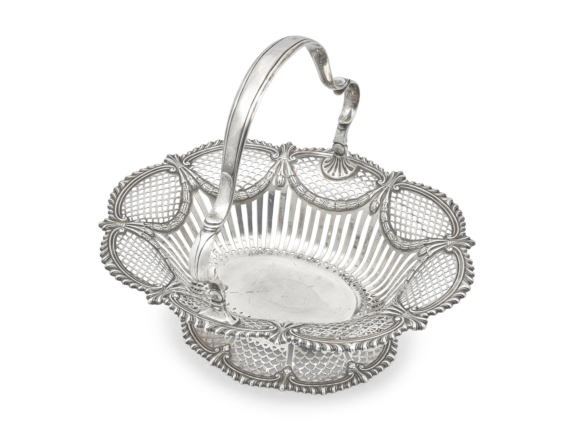 A Tiffany and Co. Silver Cake Basket
